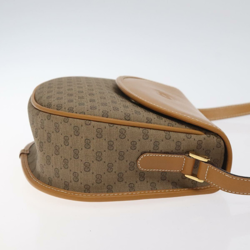 【日本直送】GUCCI 微型 GG 高級單肩包 PVC 米金色 007 58 0074 正品 SW968-2