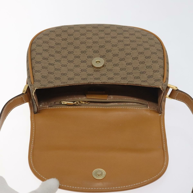 【日本直送】GUCCI 微型 GG 高級單肩包 PVC 米金色 007 58 0074 正品 SW968-8