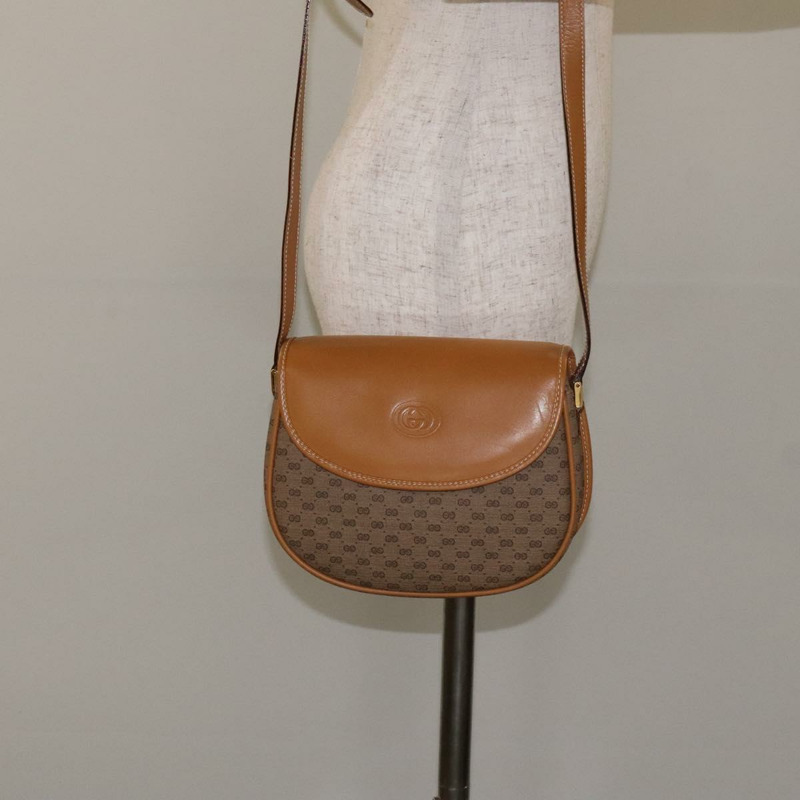【日本直送】GUCCI 微型 GG 高級單肩包 PVC 米金色 007 58 0074 正品 SW968-20