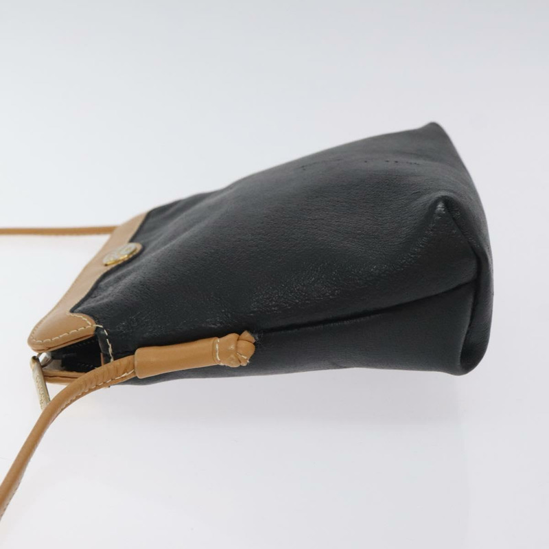 【日本直送】GUCCI 單肩包 皮革 黑色 正品 SW966-3