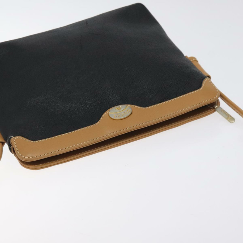 【日本直送】GUCCI 單肩包 皮革 黑色 正品 SW966-5