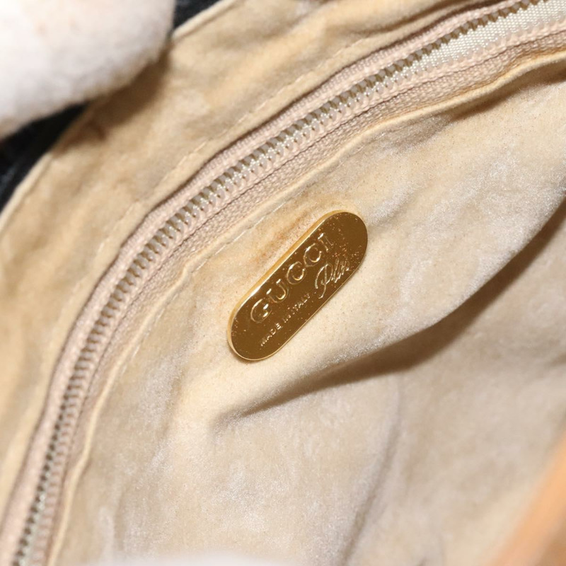 【日本直送】GUCCI 單肩包 皮革 黑色 正品 SW966-9