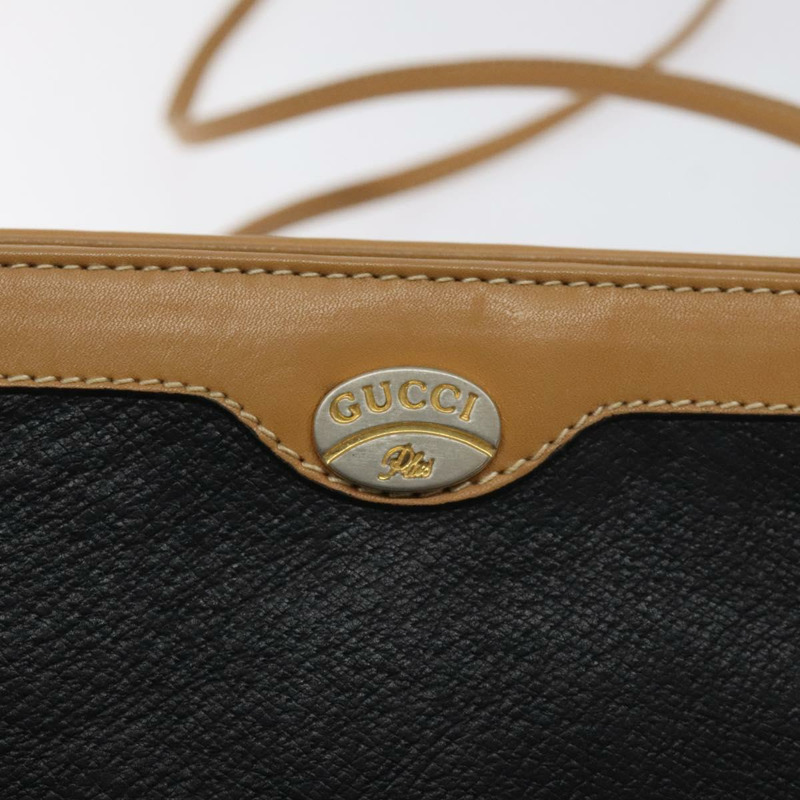 【日本直送】GUCCI 單肩包 皮革 黑色 正品 SW966-16