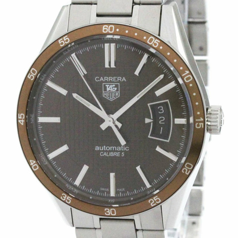泰格豪雅 Carrera Calibre 精鋼自動男士腕錶 WV211N 拋光