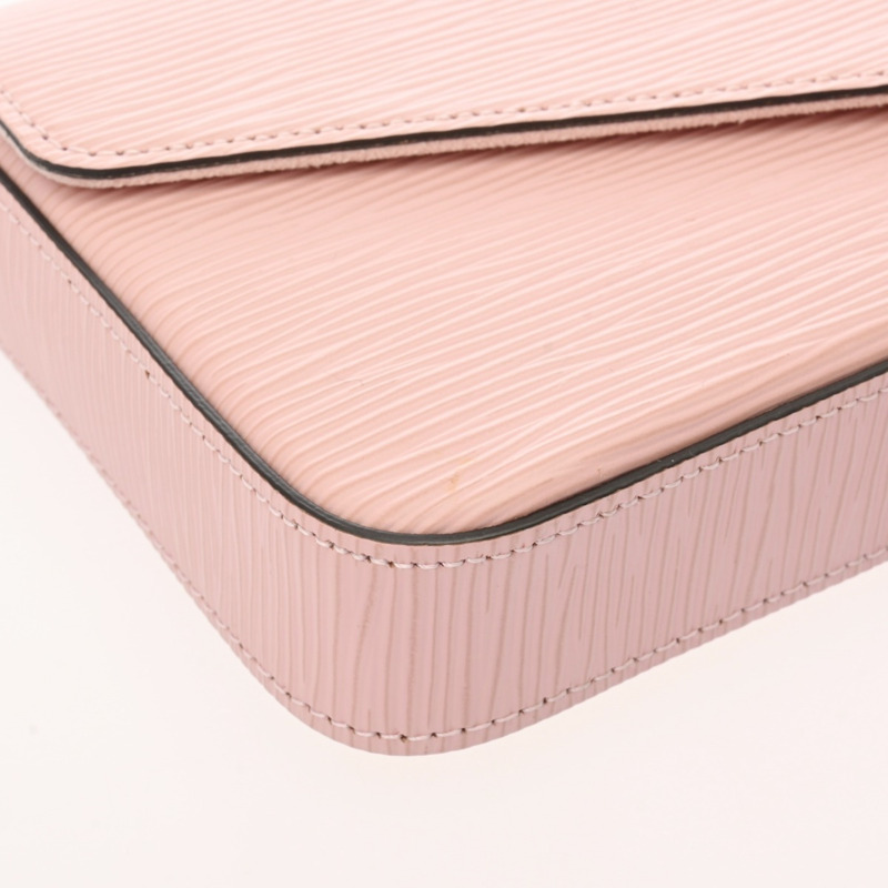 LOUIS VUITTON Epi Pochette Felicie Rose Ballerine M62467 女士皮革單肩包 A-5