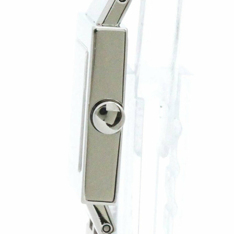 BVLGARI Quadrato 不鏽鋼石英女士手錶 SQ22SSS 拋光-3