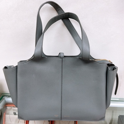 Celine trifold 小號灰色托特包
