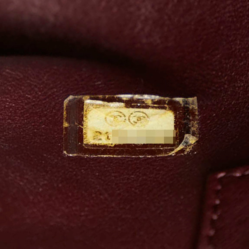 Chanel Matelasse Coco Mark 蜥蜴皮壓花手提包鏈條單肩包 A92992 黑色酒紅色魚子醬皮女款 CHANEL-8