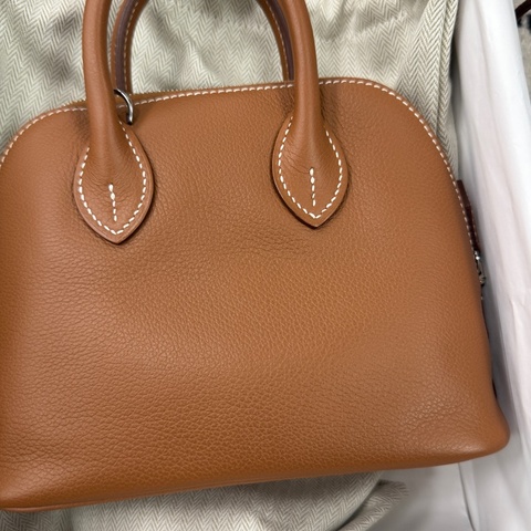 愛馬仕 HERMES mini Bolide 37 PHW w stamp