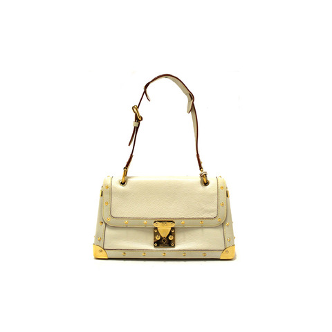 Louis Vuitton White Suhali Le Talentueux Shoulder Bag