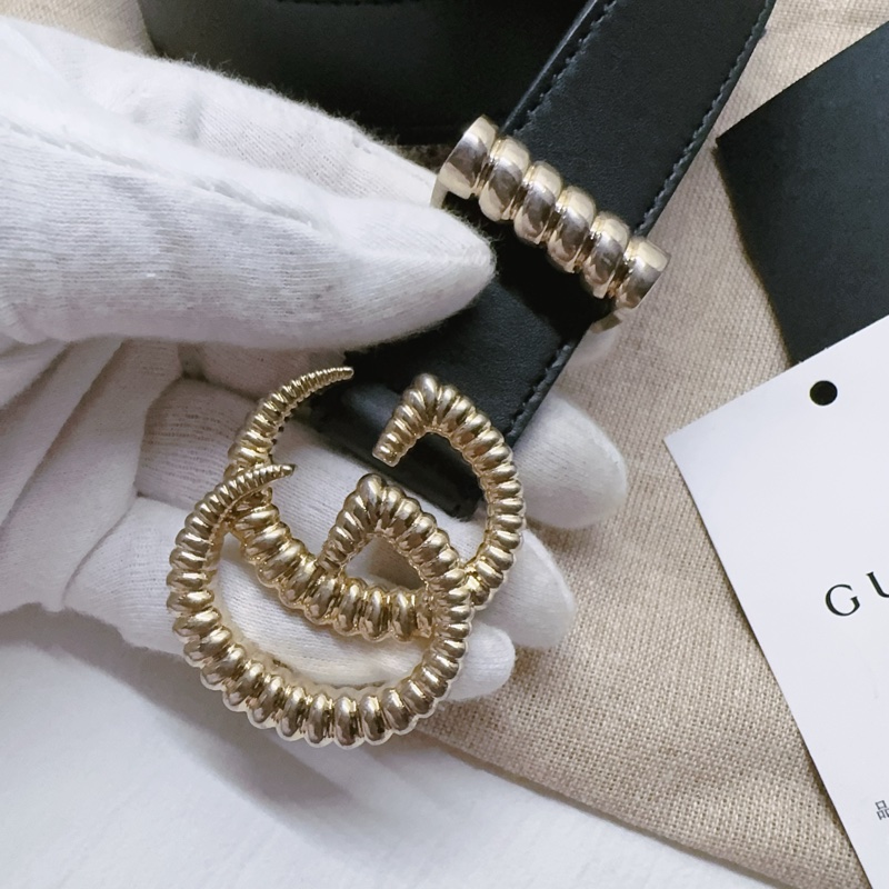 二手正品GUCCI GG Marmont薄款皮革皮帶105公分 Gucci皮帶 Gucci配件 Gucci腰帶-10