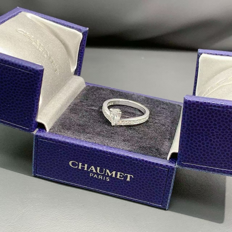 Chaumet尚美 Josephine Aigrette加冕·爱系列 白鹭冠冕 V字型水滴钻戒-0