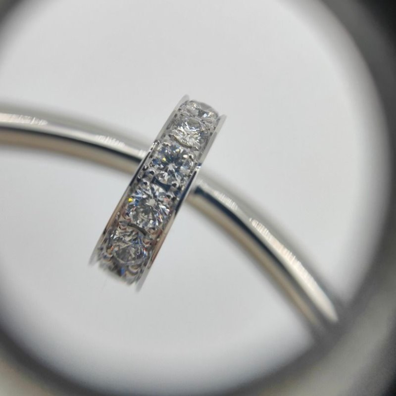 Cartier 卡地亞 juste un clou 18K白金 粗版頭尾鑽石手環 Size 16 Bracelet-7