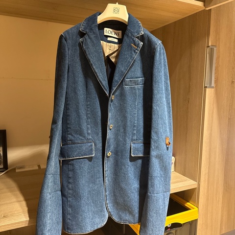 Loewe 合身牛仔西裝外套