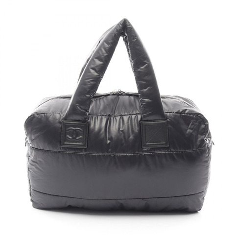 CHANEL Coco Cocoon 手提包 尼龍 黑色 二手 女款 SHW CC