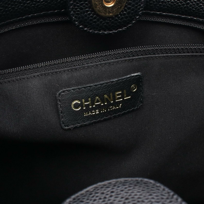 CHANEL Matelasse PST 單肩托特包 A50994 皮革 黑色 二手 女款 GHW CC-3
