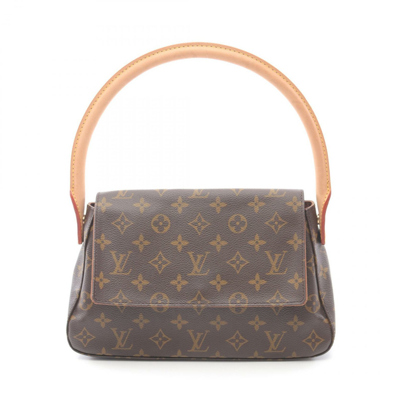 路易威登迷你環扣翻蓋單肩包 M51147 字母帆布 二手 LV-0