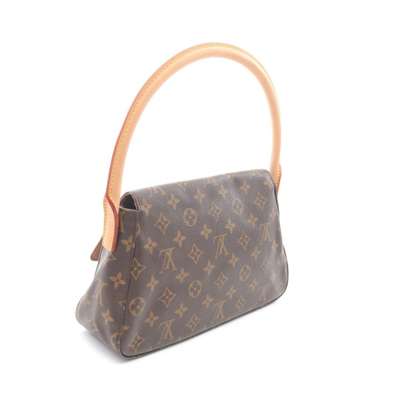 路易威登迷你環扣翻蓋單肩包 M51147 字母帆布 二手 LV-1