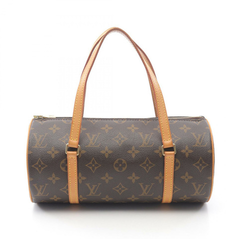 LOUIS VUITTON Papillon 26 手提包 M51386 字母帆布皮革二手 LV