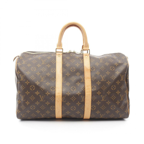 路易威登 Keepall 45 旅行行李袋手提包 M41428 字母帆布二手 LV