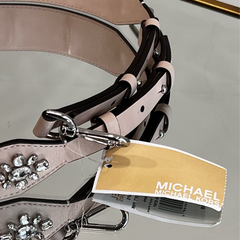 MICHAEL KORS 粉紅色背帶（全新閒置商品）-3