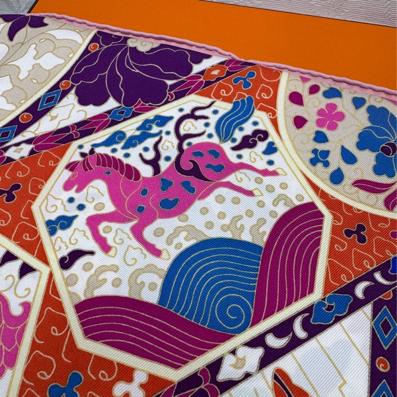 hermes 90x90 cm 絲巾-3