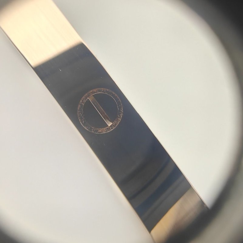 Cartier 卡地亞 love 18K玫瑰金 窄版無鉆手環 Size 16 Bracelet-4