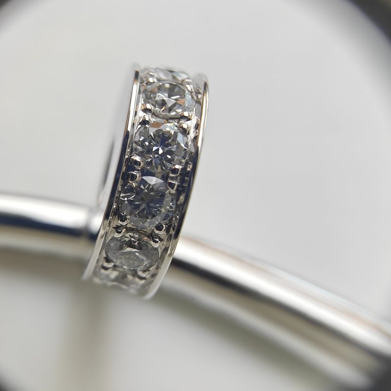 Cartier 卡地亞 juste un clou 18K白金 粗版頭尾鑽石手環 Size 17 Bracelet-7