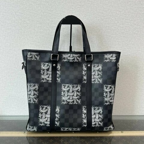 LV 伊勢丹限定藤原浩繩結手提包 35*32*9 98新