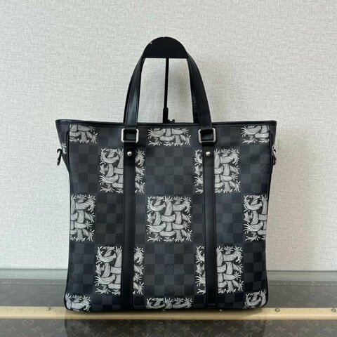 LV 伊勢丹限定藤原浩繩結手提包 35*32*9 98新