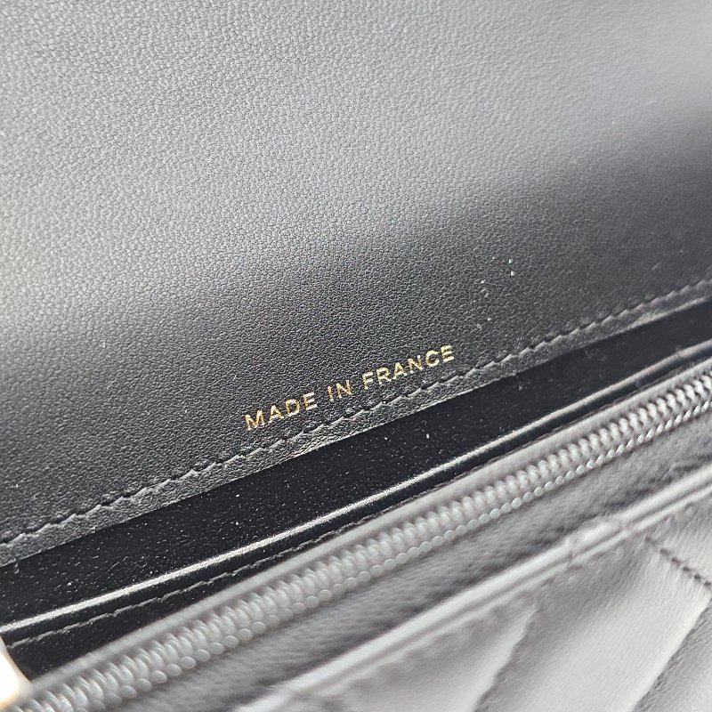 【全新♥️小編實拍📷】CHANEL 香奈兒 24P 黑金MINI HANDLE 口蓋包-14