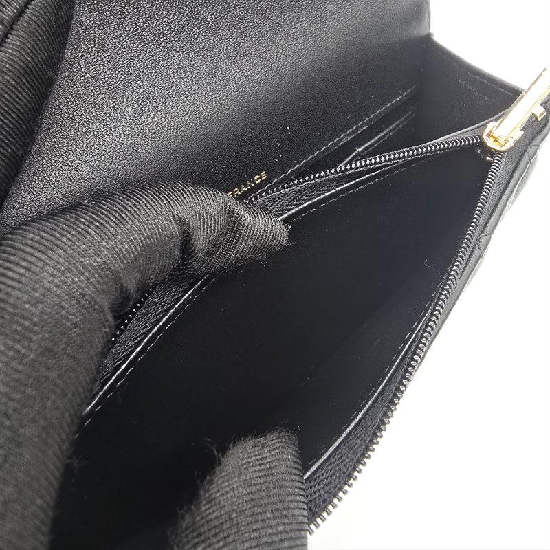 【全新♥️小編實拍📷】CHANEL 香奈兒 24P 黑金MINI HANDLE 口蓋包-16