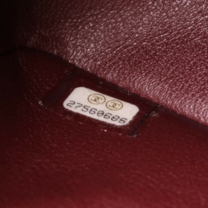 CHANEL 羊皮皮革Maxi Classic金扣鏈帶肩背袋-11