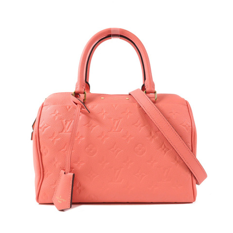LOUIS VUITTON Monogram Empreinte Speedy Bandouliere 25金扣手挽肩背兩用袋