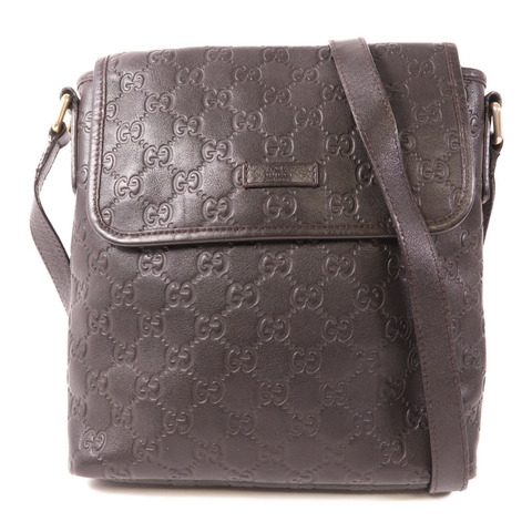 GUCCI 牛皮皮革Crossbody Bag金扣肩背袋
