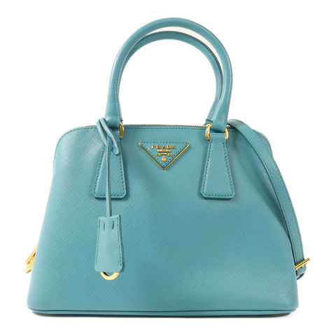 PRADA 牛皮皮革2 Way Shoulder金扣手挽肩背兩用袋