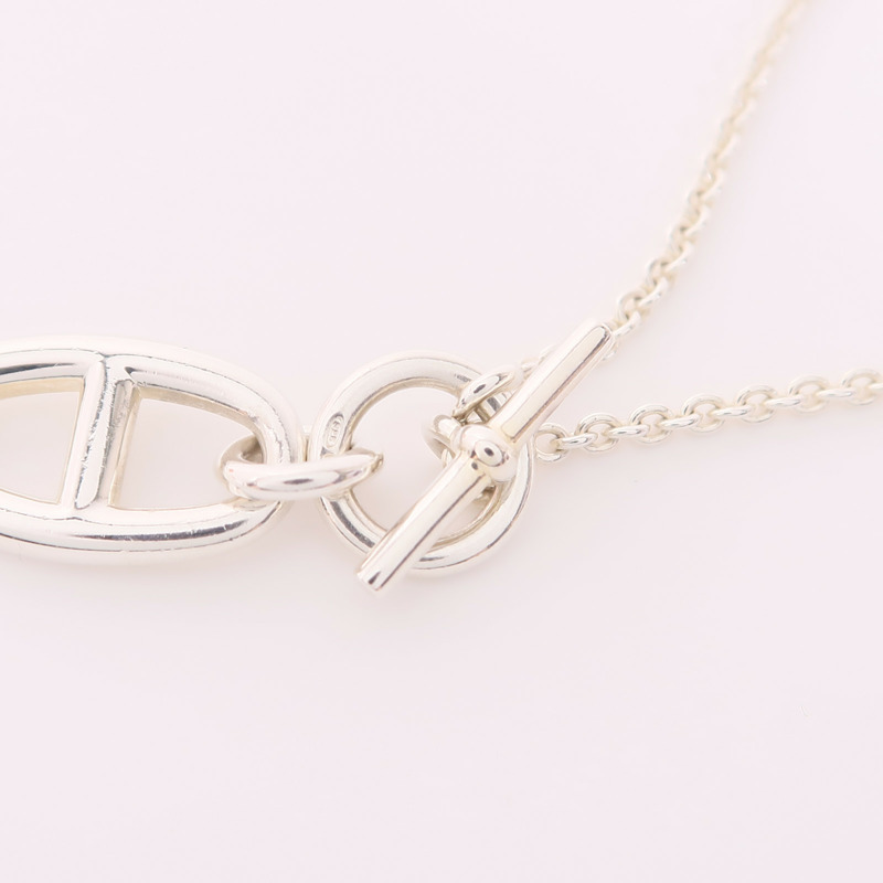 HERMES 925純銀Chaine d'ancre Enchainee項鍊-4
