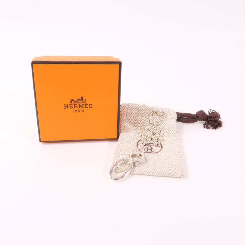 HERMES 925純銀Chaine d'ancre Enchainee項鍊-9