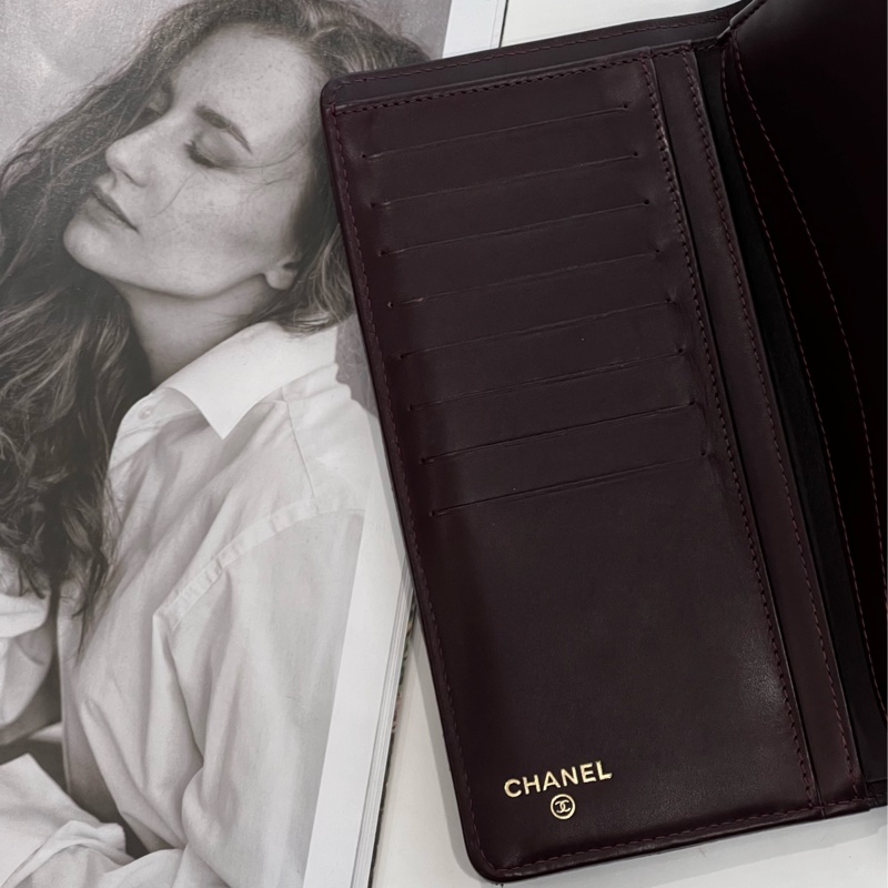 CHANEL 荔枝牛皮 長夾（8成新）-2
