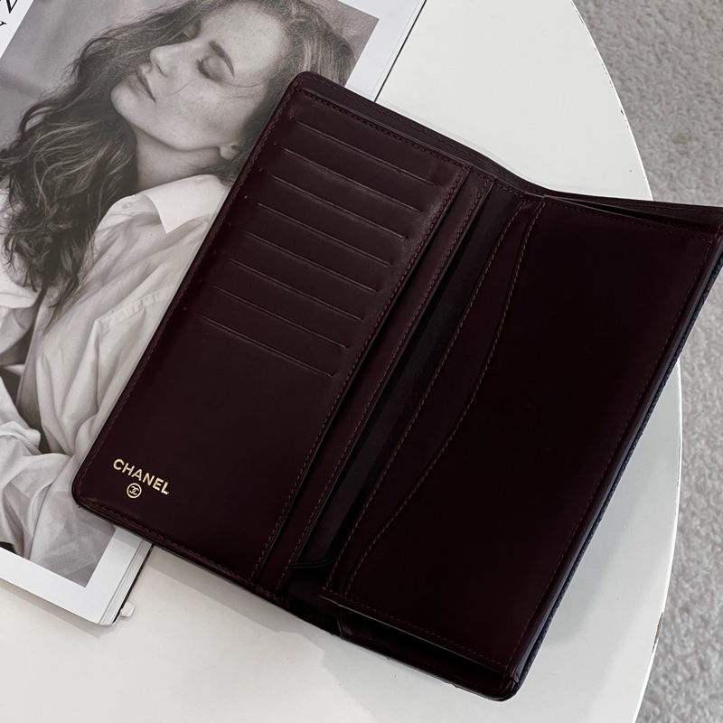 CHANEL 荔枝牛皮 長夾（8成新）-3