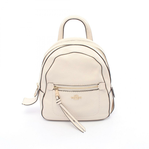 COACH Andy Rucksack 背包 F30530 皮革 白色 二手 女款