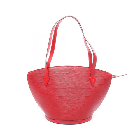 LOUIS VUITTON Saint Jacques Shopping Epi Castilian 紅色單肩包 M52267 皮革 紅色 二手 女士