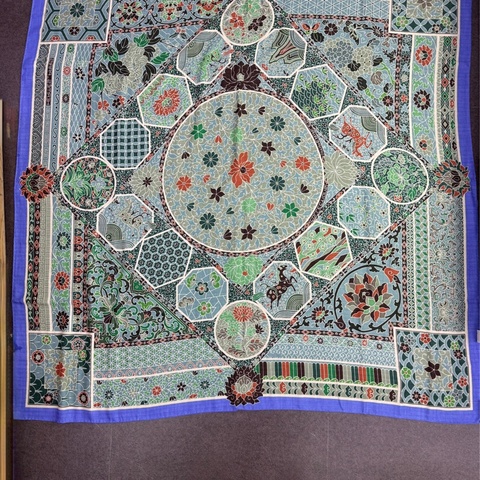 hermes 140cm x140cm 羊絨圍巾