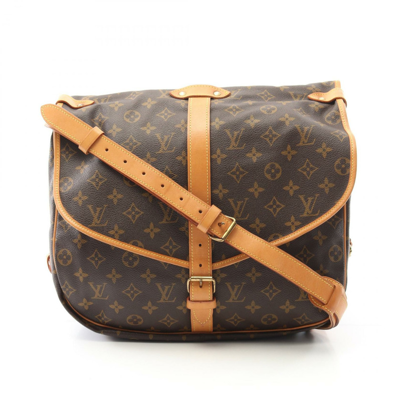 LOUIS VUITTON Samuel 35 斜背包 M42254 字母帆布 二手 LV-0