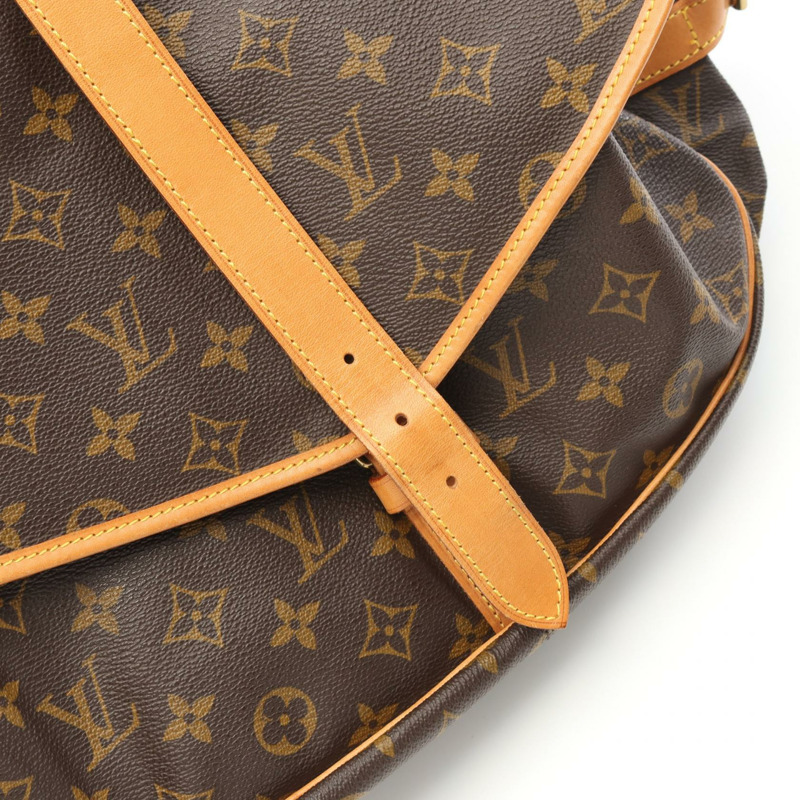 LOUIS VUITTON Samuel 35 斜背包 M42254 字母帆布 二手 LV-6
