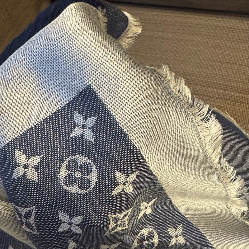 LV Monogram Denim 披肩-6