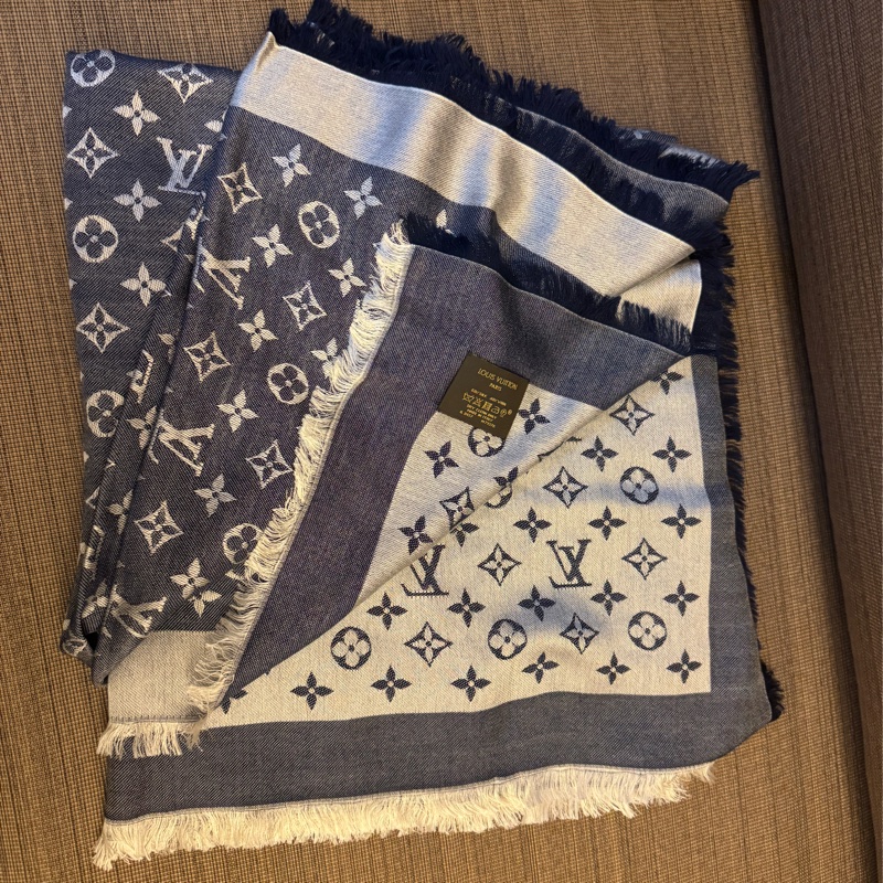 LV Monogram Denim 披肩-7