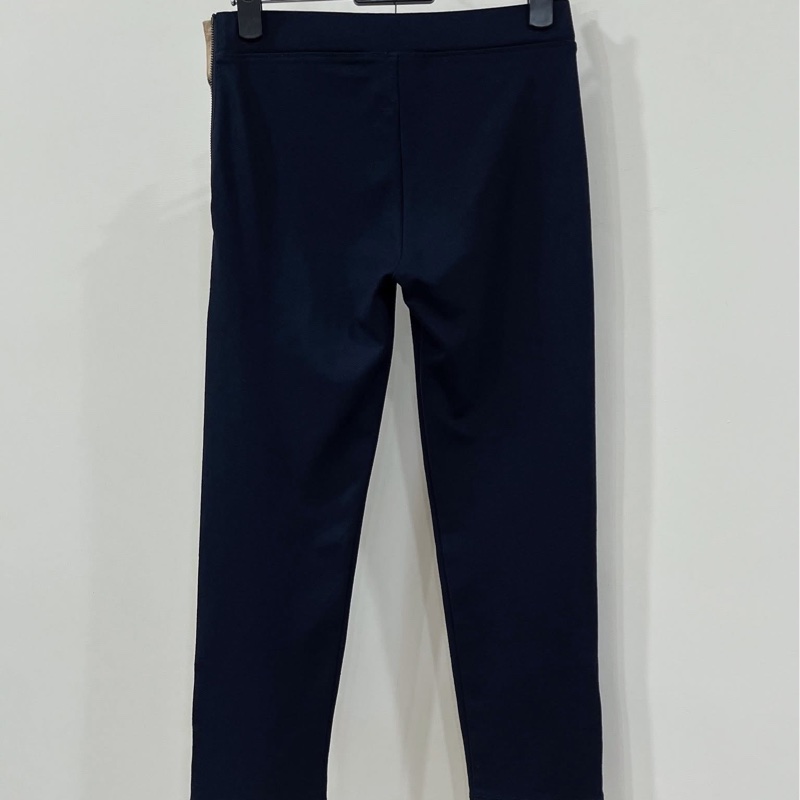 BURBERRY   倫敦  拉鏈格紋彈力內搭褲-1