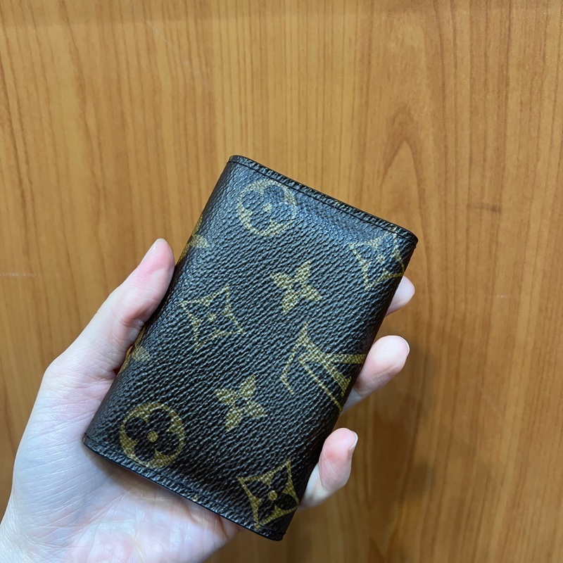 LV 原花金釦6匙鑰匙包M62630-5