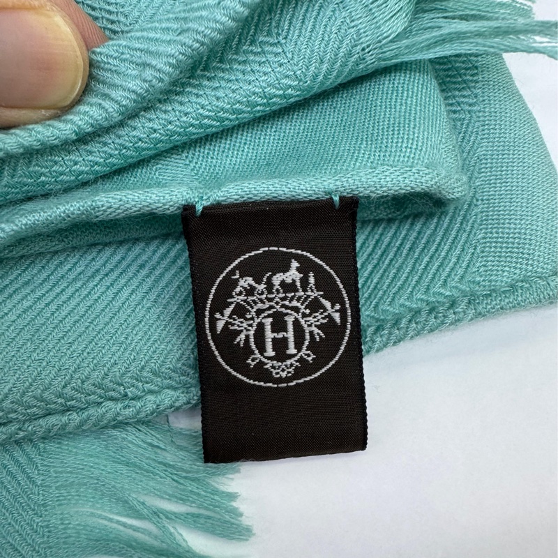 hermes Matière85% cachemire, 15% soie長圍巾-5